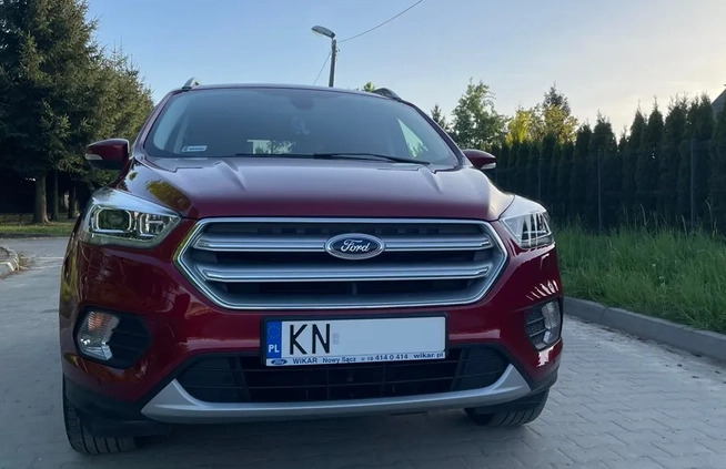 Ford Kuga cena 83700 przebieg: 33600, rok produkcji 2018 z Nowe Skalmierzyce małe 211